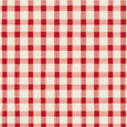 Red Painted Check Napkins