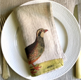 Wild Birds Linen Napkin Set