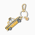Taxicab Bag Charm & Keychain
