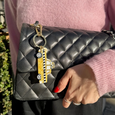 Taxicab Bag Charm & Keychain