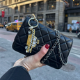 Taxicab Bag Charm & Keychain