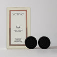 Teak Car Vent Clip Set