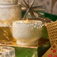 Volcano White Mercury Candle