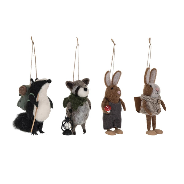 Felt Forest Animal Ornament
