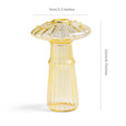 Glass Mushroom Bud Vase