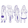 Les Demoiselles Coloring Activity