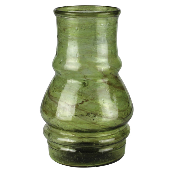 Green Glass Vase