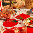Tomato Cocktail Napkin Set