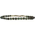 Metallic Thread Moon Bracelet