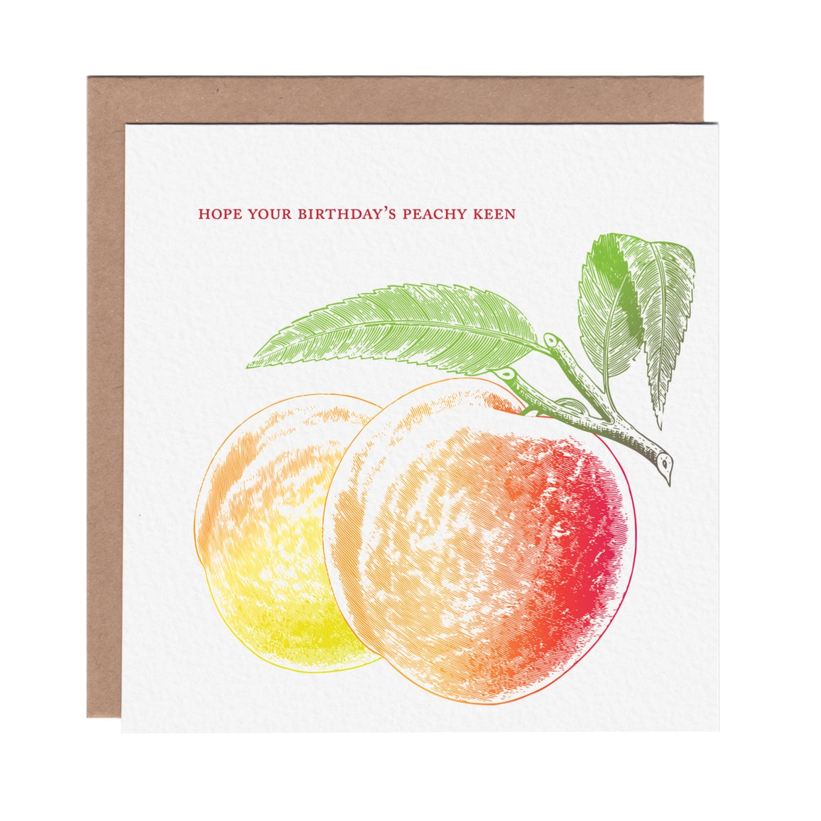 Peachy Keen Card