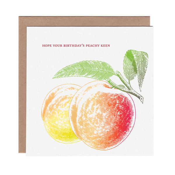 Peachy Keen Card