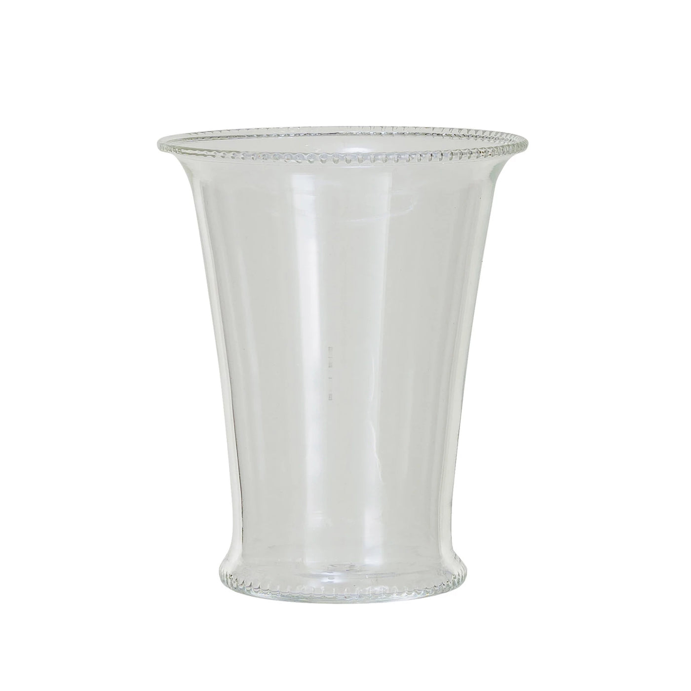 Hand-Blown Etched Drinking Glass