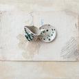 Hand-Painted Creamer & Saucer Set