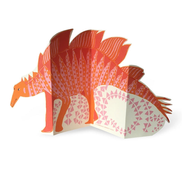 Stegosaurus Birthday Card