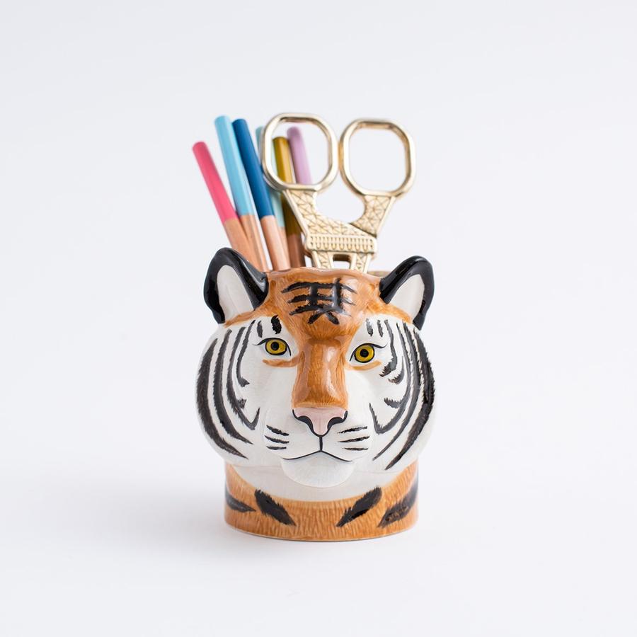 Tiger Pencil Pot