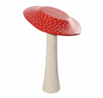 Hand-Painted Wooden Mushroom