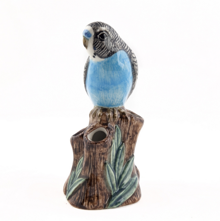 Parakeet Bud Vase