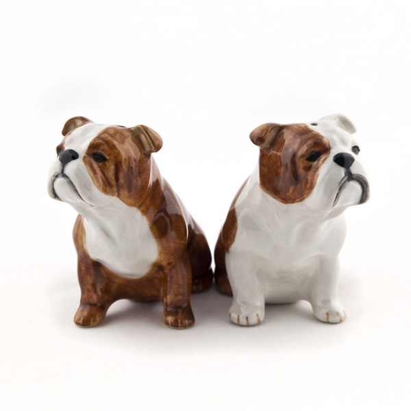 English Bulldog Salt & Pepper Set