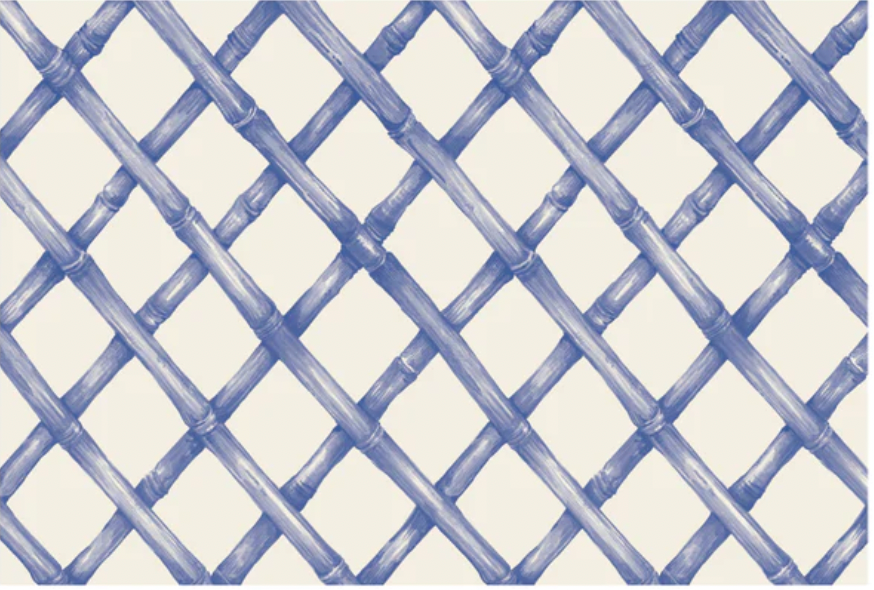 Blue Lattice Placemats