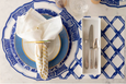 Blue Lattice Placemats