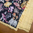 Mushroom Magic Kantha Quilt