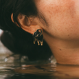 Little Black Swan Earrings