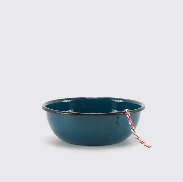 Prussian Blue Enamel Bowl