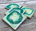 Geode Crackle Coaster