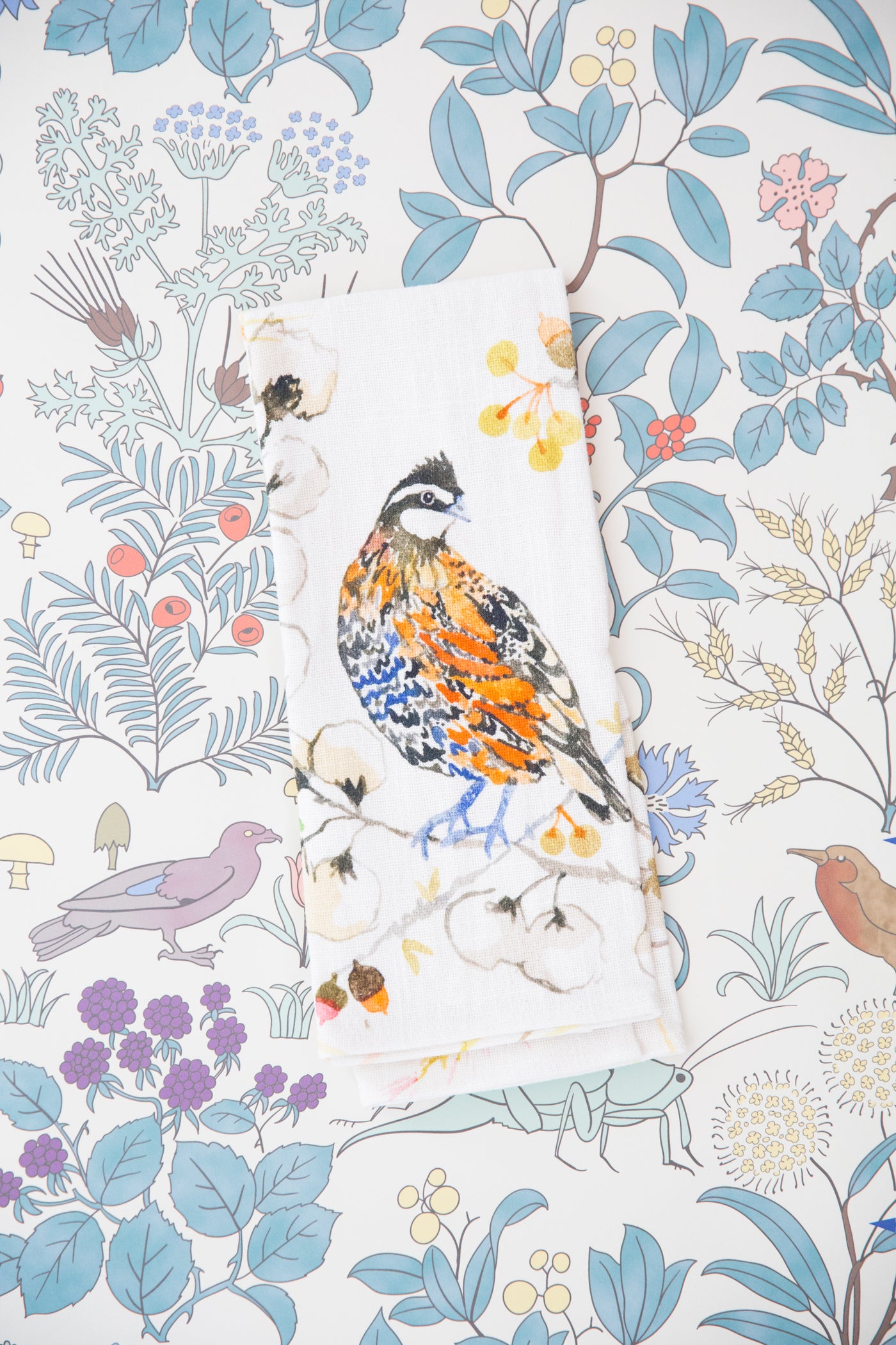 Quail Tea Towel