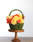 Moss Basket With Handle