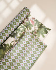 Oak Leaves & Woodland Check Double-Sided Gift Wrap Set