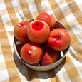 Beeswax Yellow Peach Candle