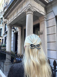 Handmade Acetate Bow French Barrette Clip