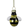 Tiny Bee Glass Ornament