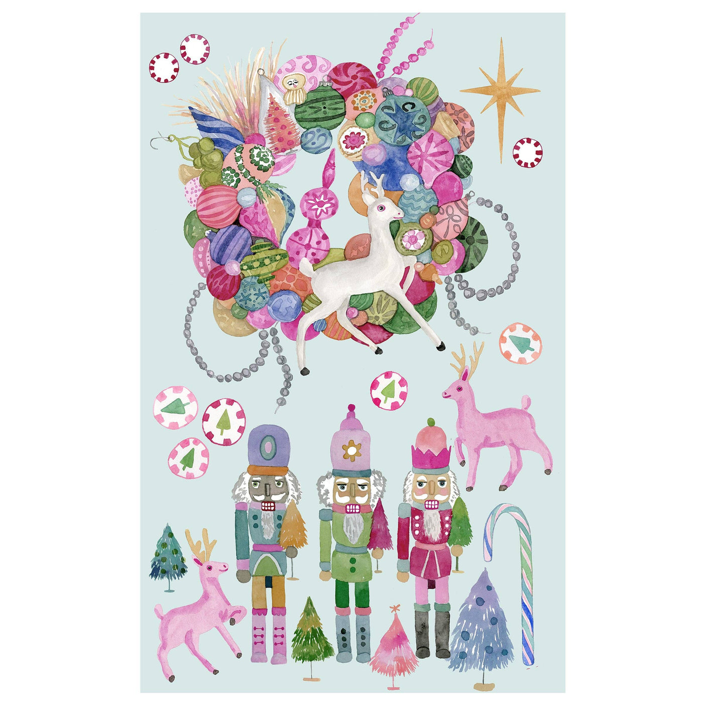 Nutcracker Party Tea Towel