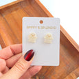 Acrylic Friendly Ghost Studs