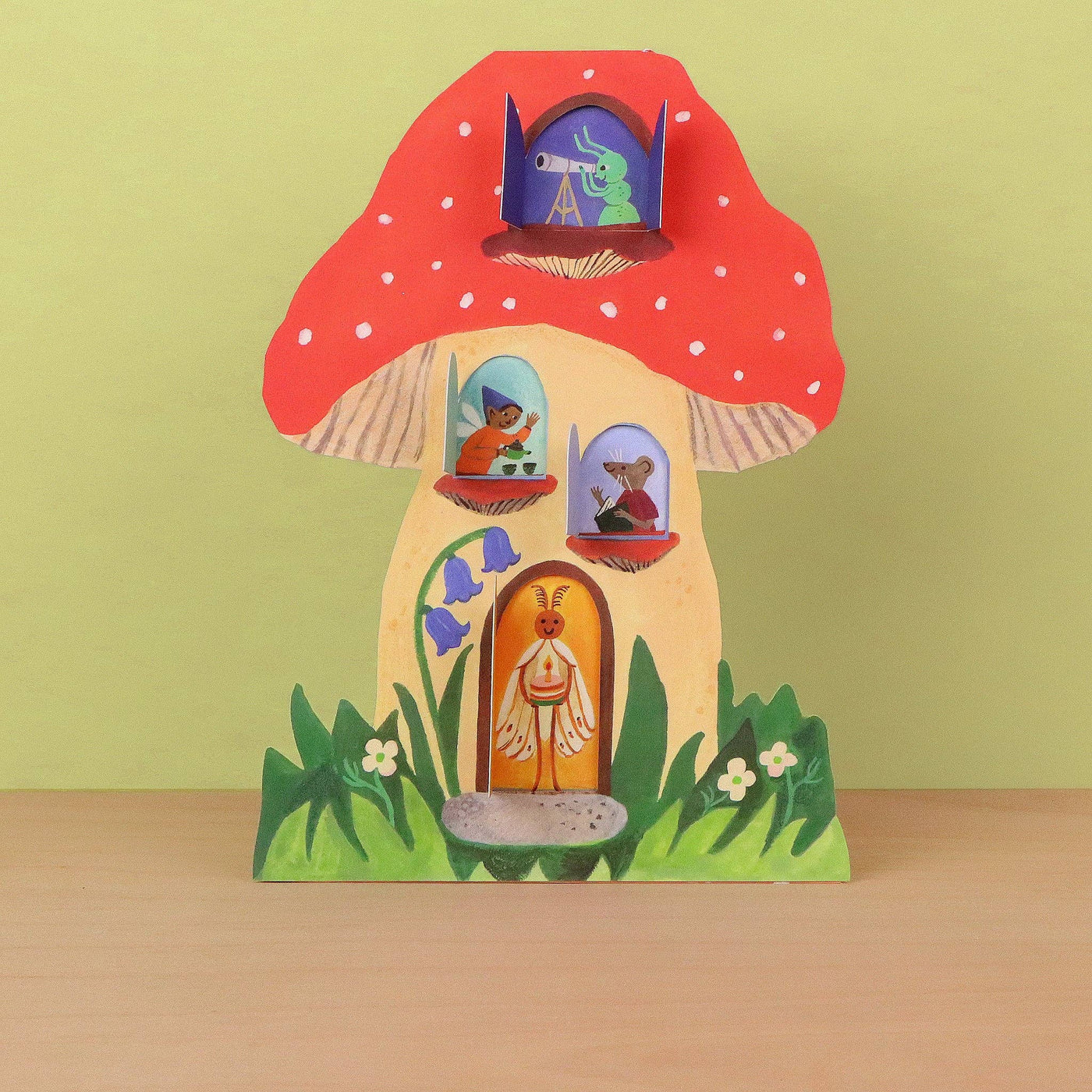 Toadstool Cottage Card