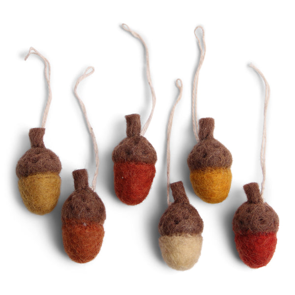 Felt Acorn Ornament