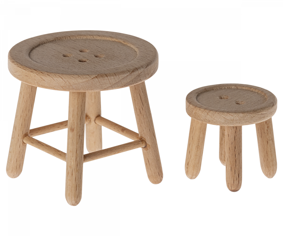 Button Table & Stool Set