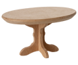Oval Wooden Coffee Table