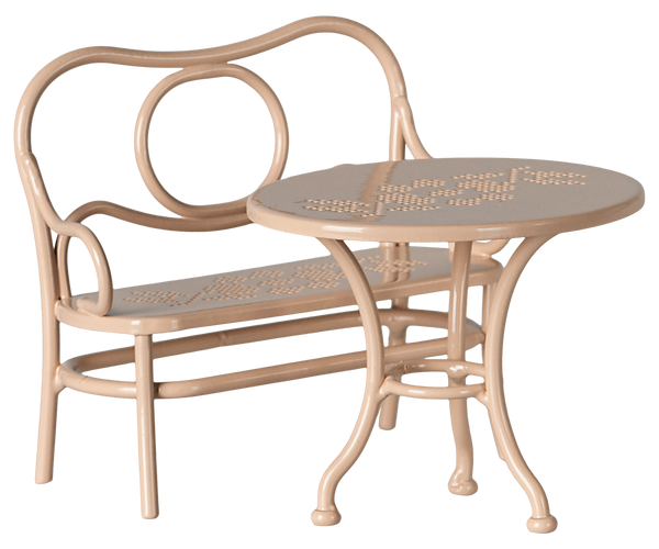 Café Bench & Table Set