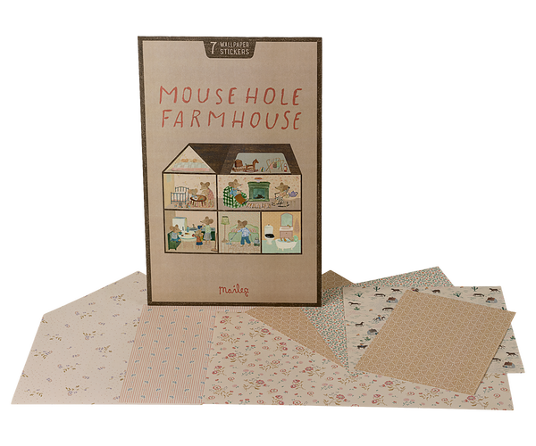 Mouse Farmhouse Wallpaper
