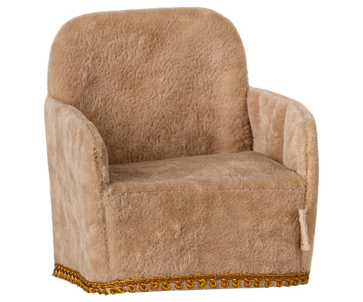 Upholstered Chair with Trim