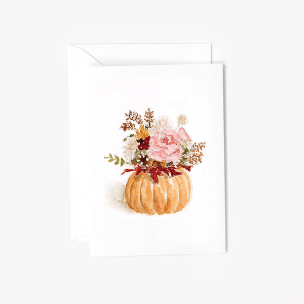 Autumn Mini Watercolor Notecard