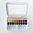 18 Watercolor Paint & Brush Set