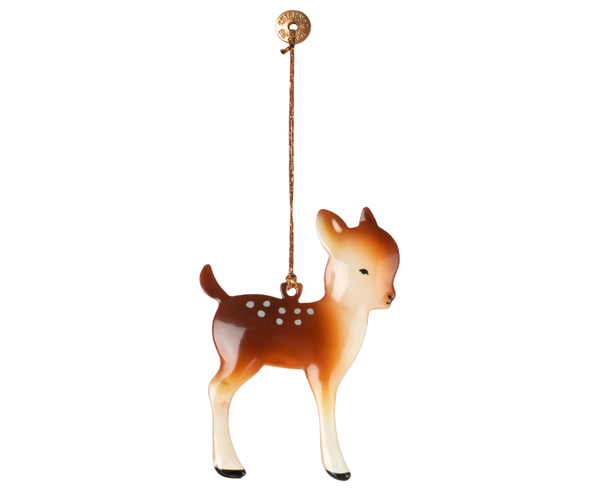 Bambi Metal Ornament