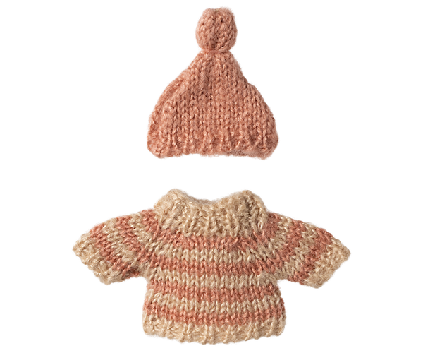 Knitted Sweater & Hat Set