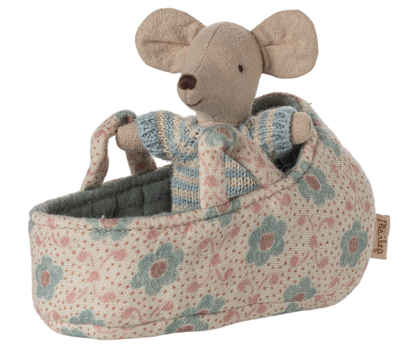 Baby Mouse in Carry Cot