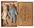 Mom & Dad Mice in Cigar Box