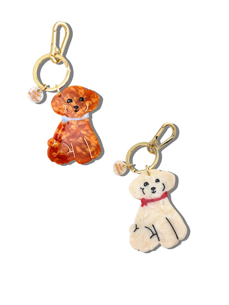 Doodle Puppy Bag Charm & Keychain